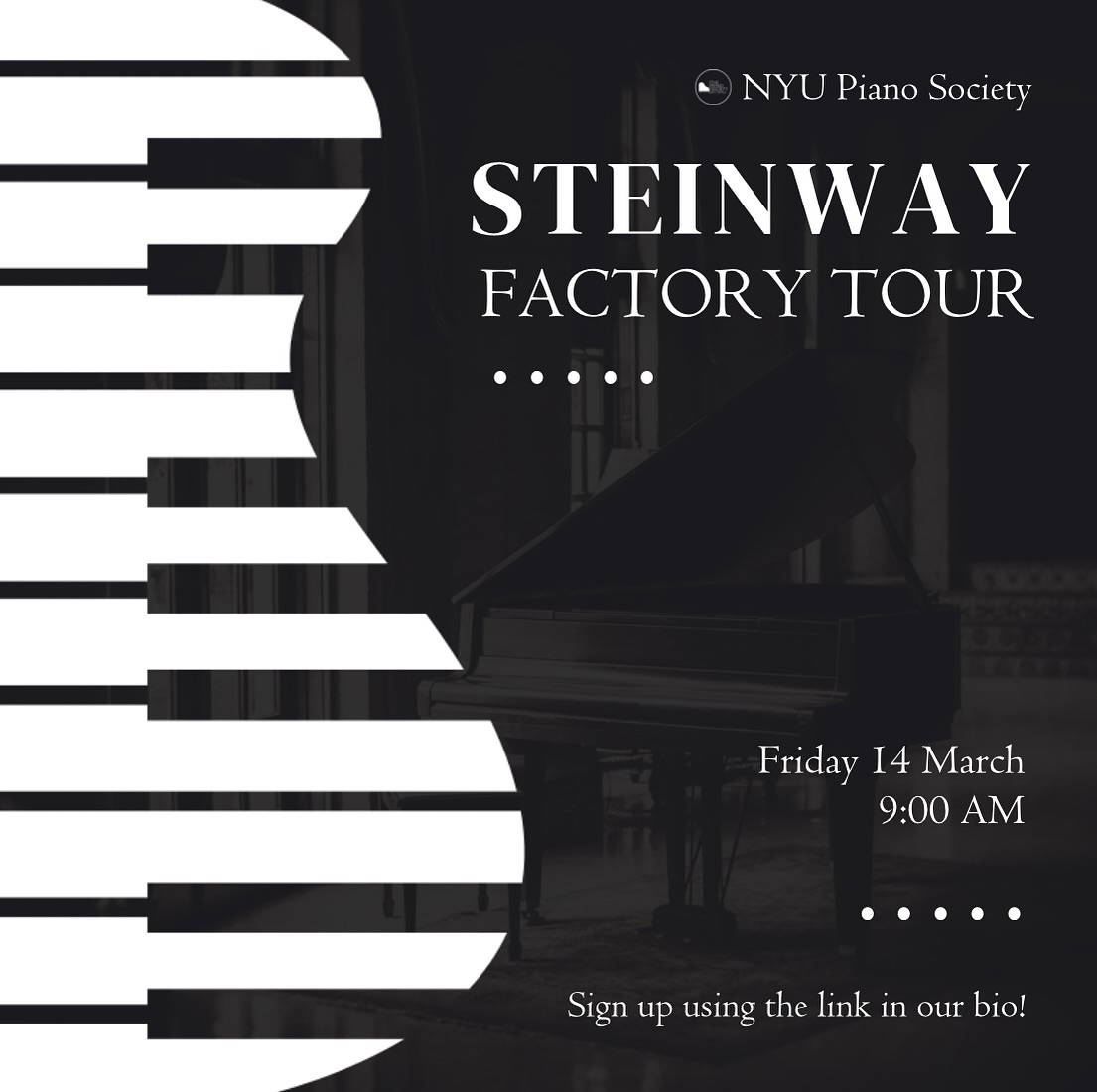 Steinway & Sons Factory Tour event cover